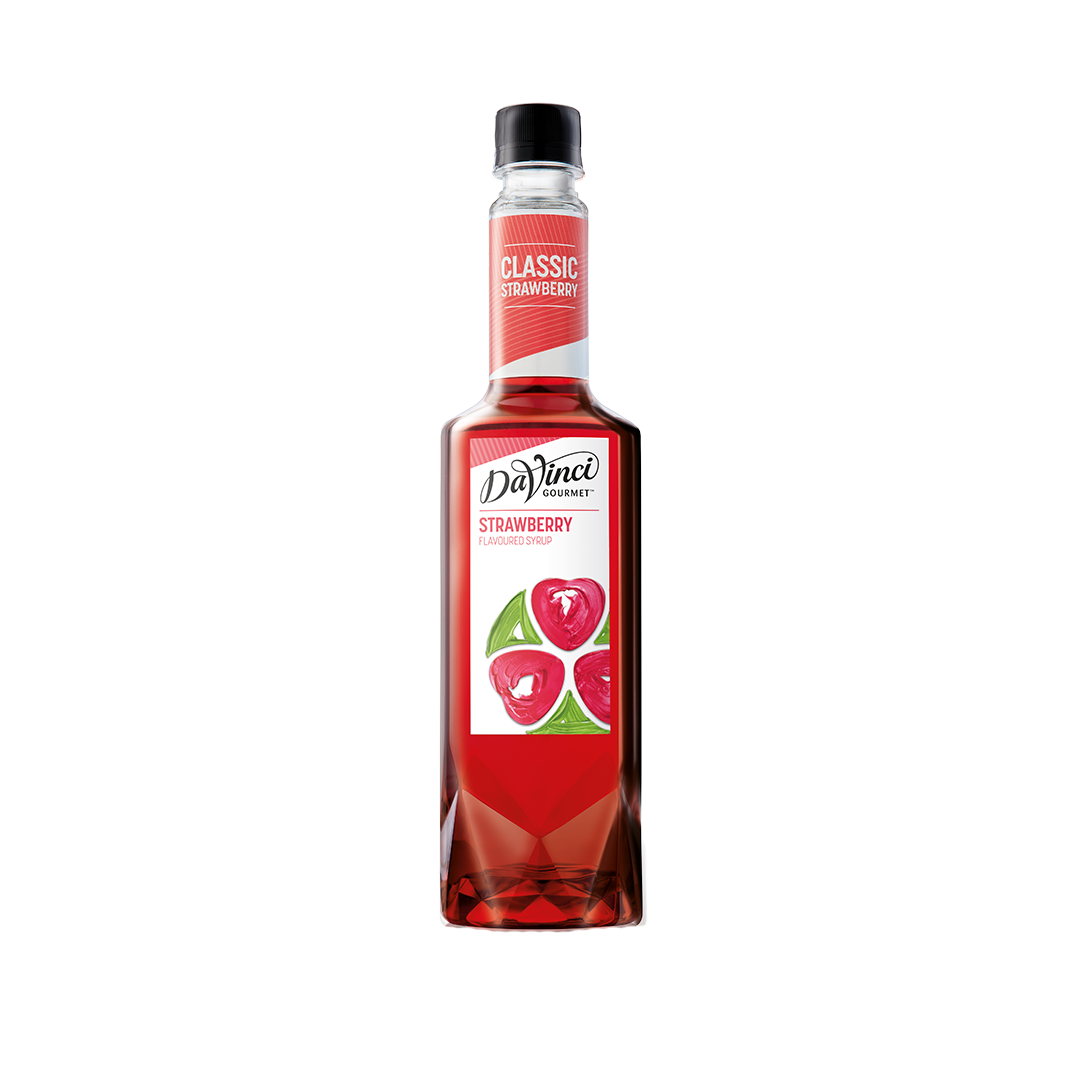 DaVinci Gourmet Strawberry Syrup 750ml bottle — wholesale cocktail syrup for cafés South Africa
