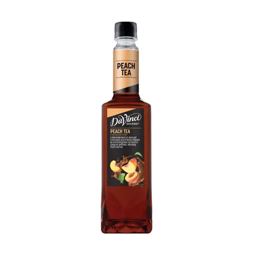 DaVinci Gourmet Peach Tea Syrup 750ml bottle — wholesale beverage syrup for cafés South Africa