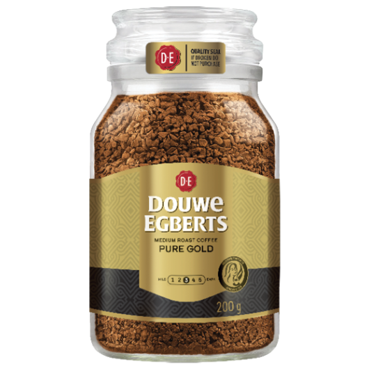 Douwe Egberts Pure Gold Instant Coffee 200g ā wholesale South Africa
